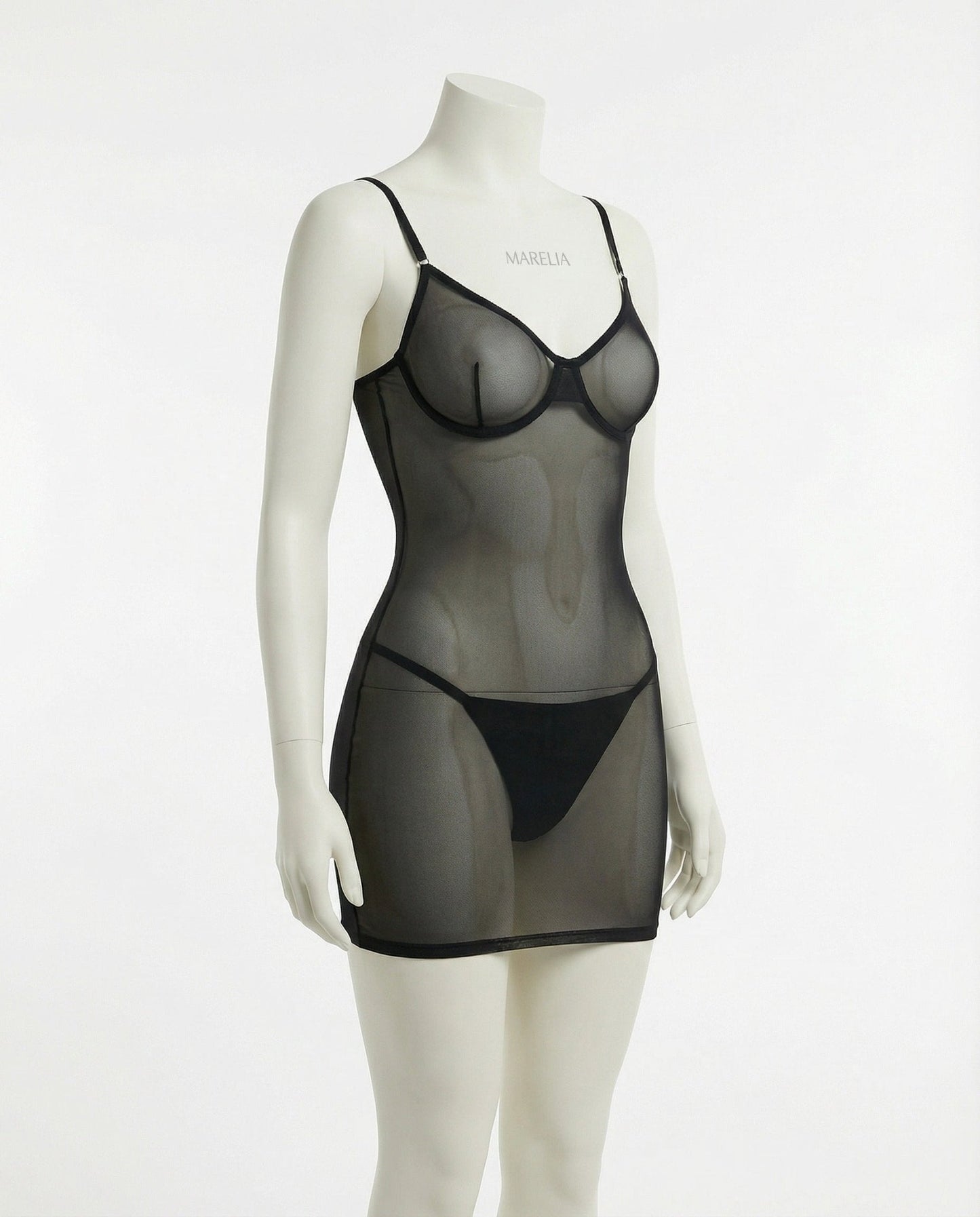 See Through Mesh Chemise