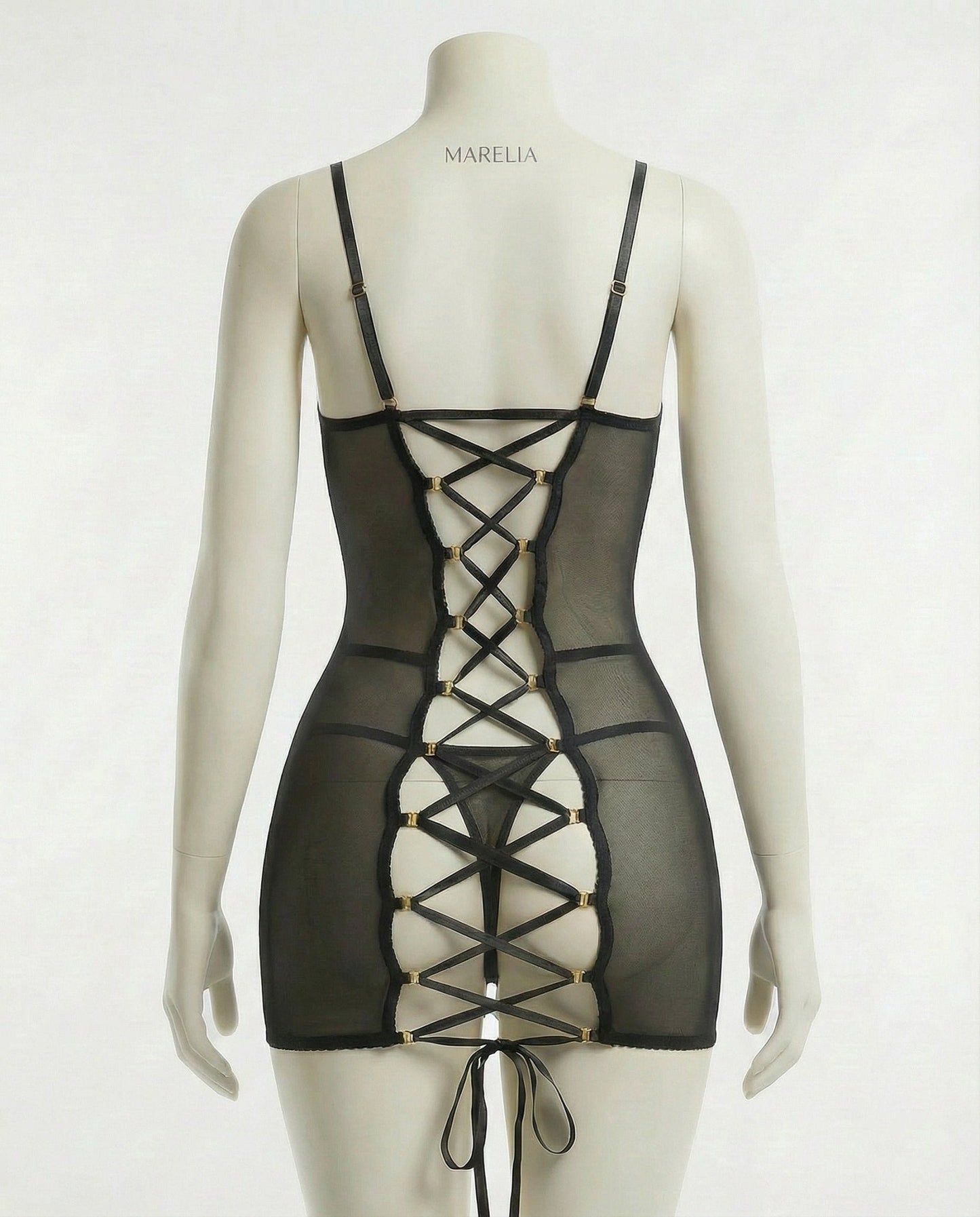 See Through Mesh Chemise