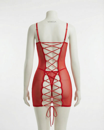 See Through Mesh Chemise