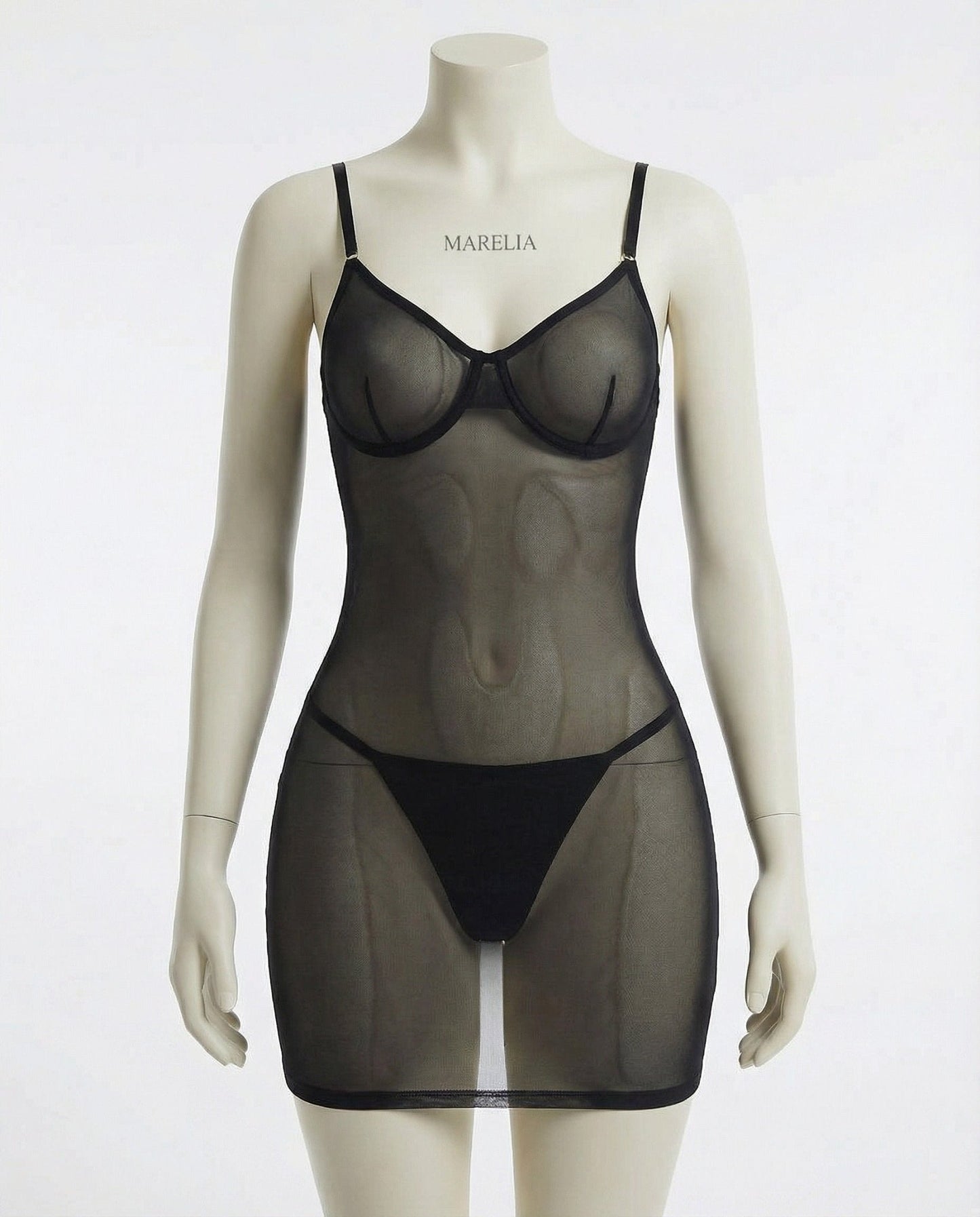 See Through Mesh Chemise