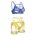 Strappy Mesh Three Piece Lingerie Set - AR UNIVERSALAR UNIVERSALLingerie Sets
